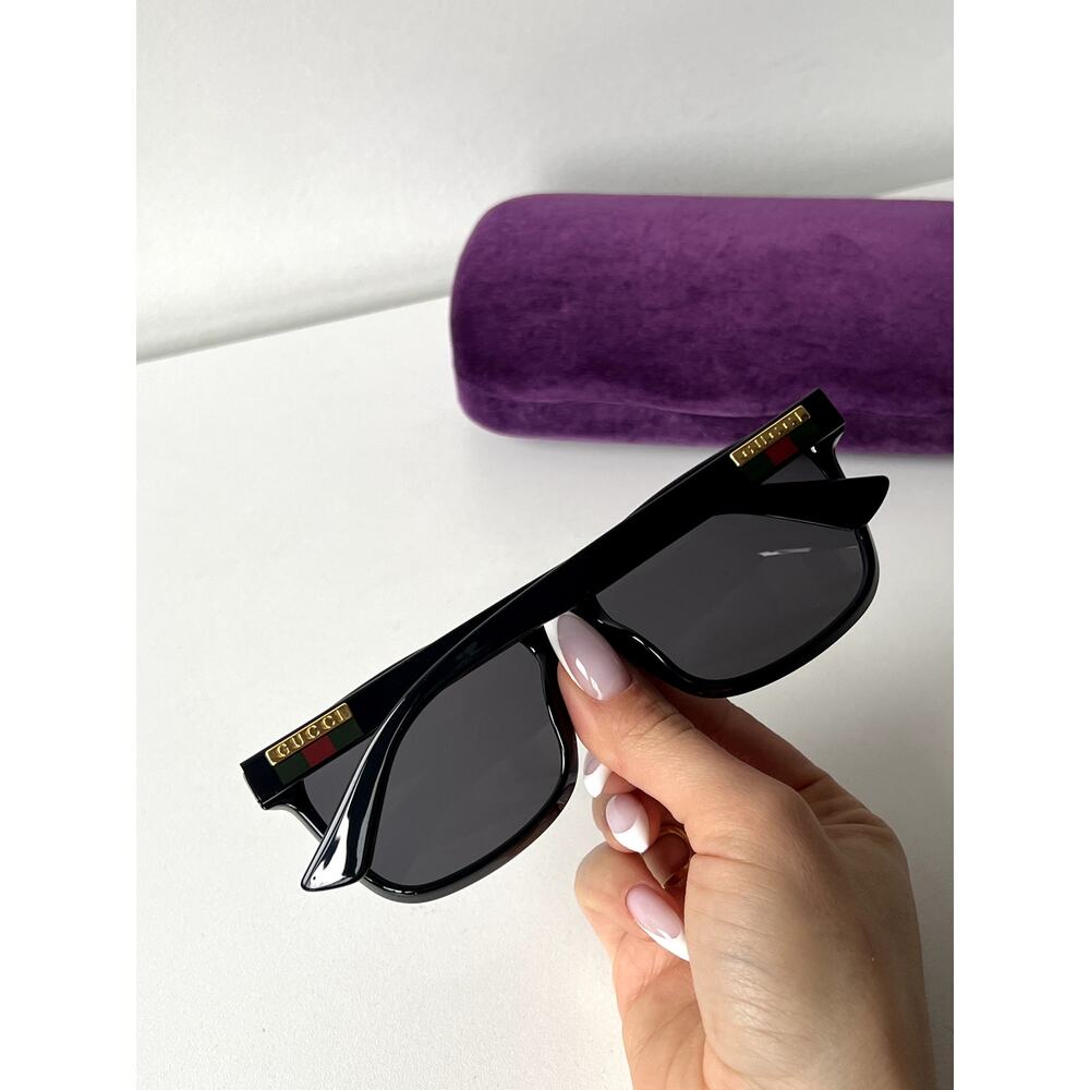 NEW Gucci GG0746S Black Sunglasses - Picture 4 of 9